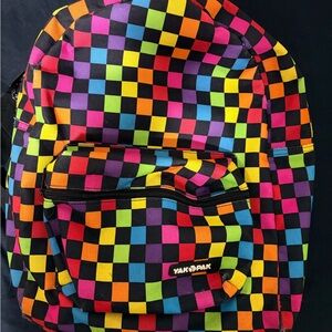 Yak Pak Multicolor Checkered Bag